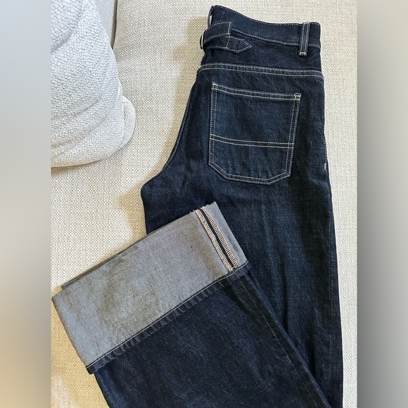 Zara TRF turned up cuff denim jeans size 2 - Picture 4 of 11